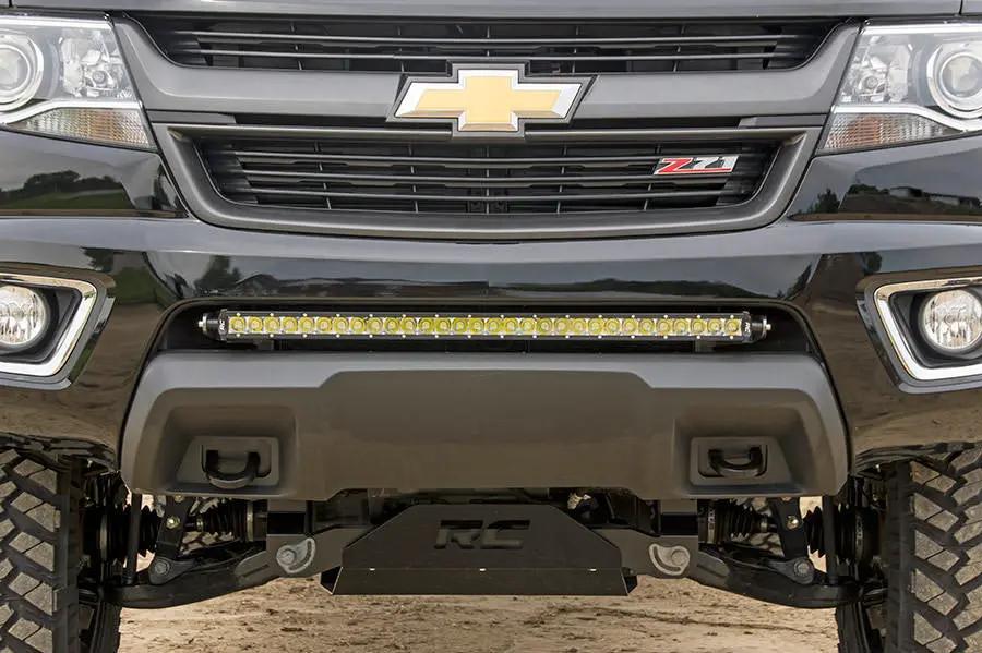 LED Light Mount | Bumper | 30" | Chevy/GMC Canyon/Colorado 2WD/4WD (15-22) by Rough Country