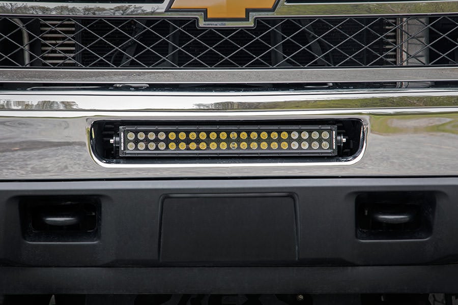 LED Light Mount | Bumper | 20" | Chevy Silverado 2500 HD 4WD (2011-2014) by Rough Country
