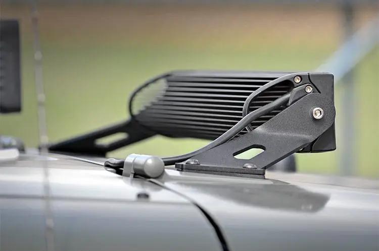 LED Light Mount | Hood | 20" | Jeep Wrangler JK/Wrangler Unlimited (07-18) by Rough Country