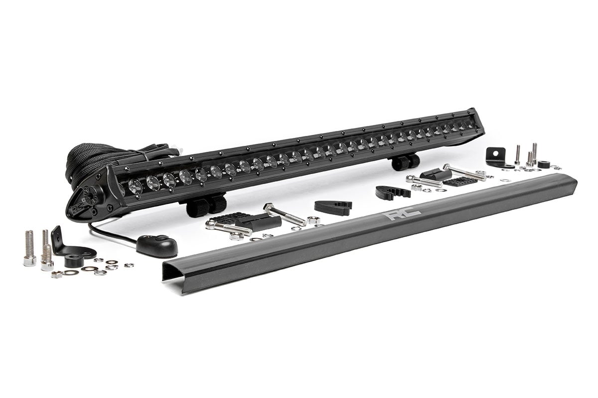 30 Inch Black Series LED Light Bar | Single Row by Rough Country