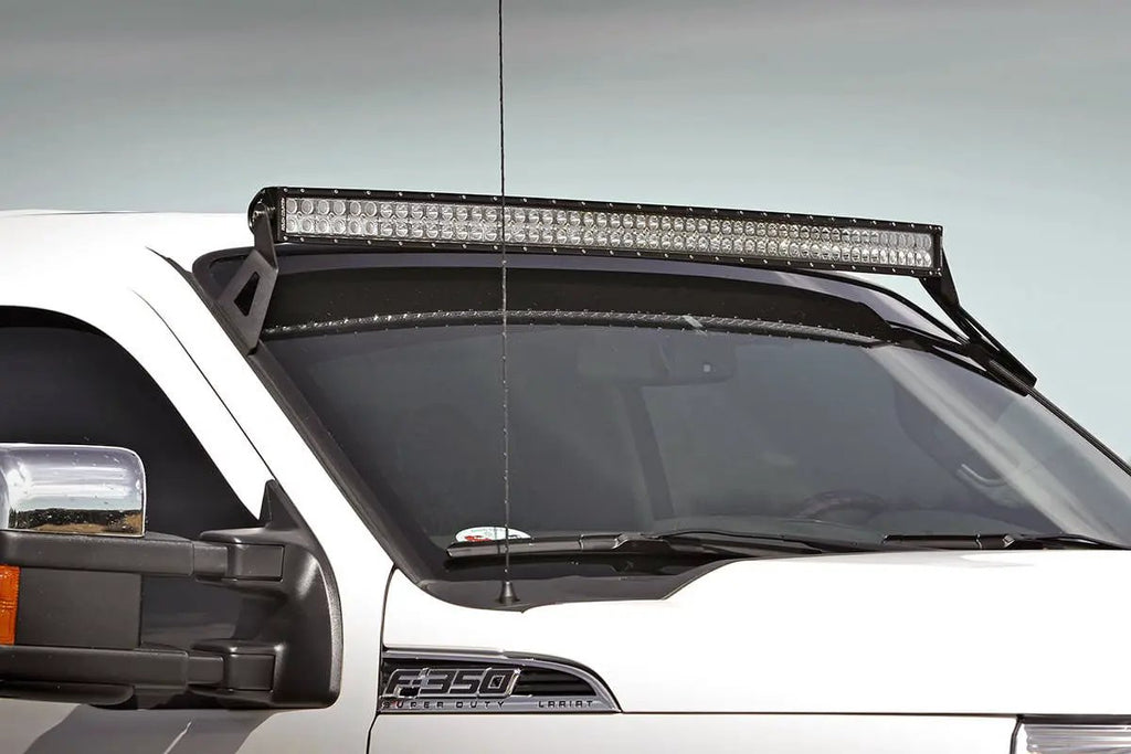 LED Light Mount | Upper Windshield | 54" Curved | Ford F-250/F-350 Super Duty (99-16) by Rough Country