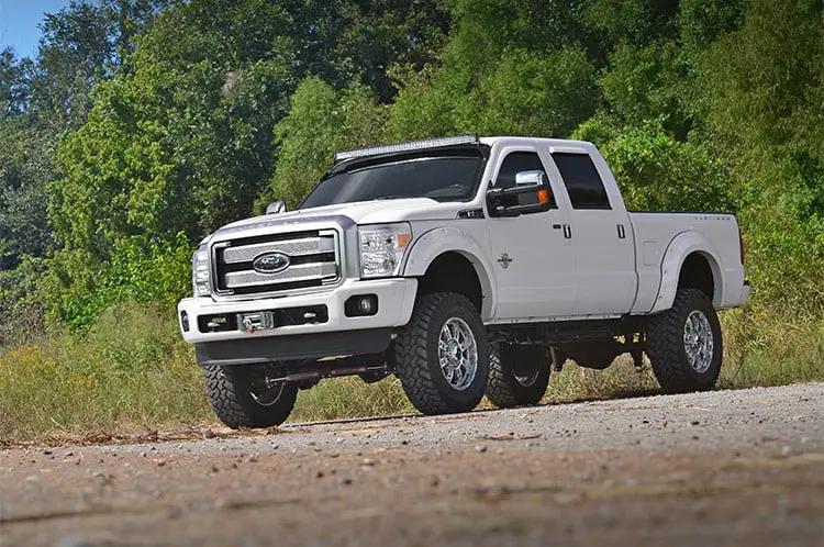 LED Light Mount | Upper Windshield | 54" Curved | Ford F-250/F-350 Super Duty (99-16) by Rough Country