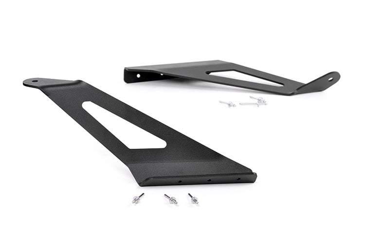 LED Light Mount | Upper Windshield | 50" Curved | Chevy/GMC SUV 1500 (15-20) by Rough Country