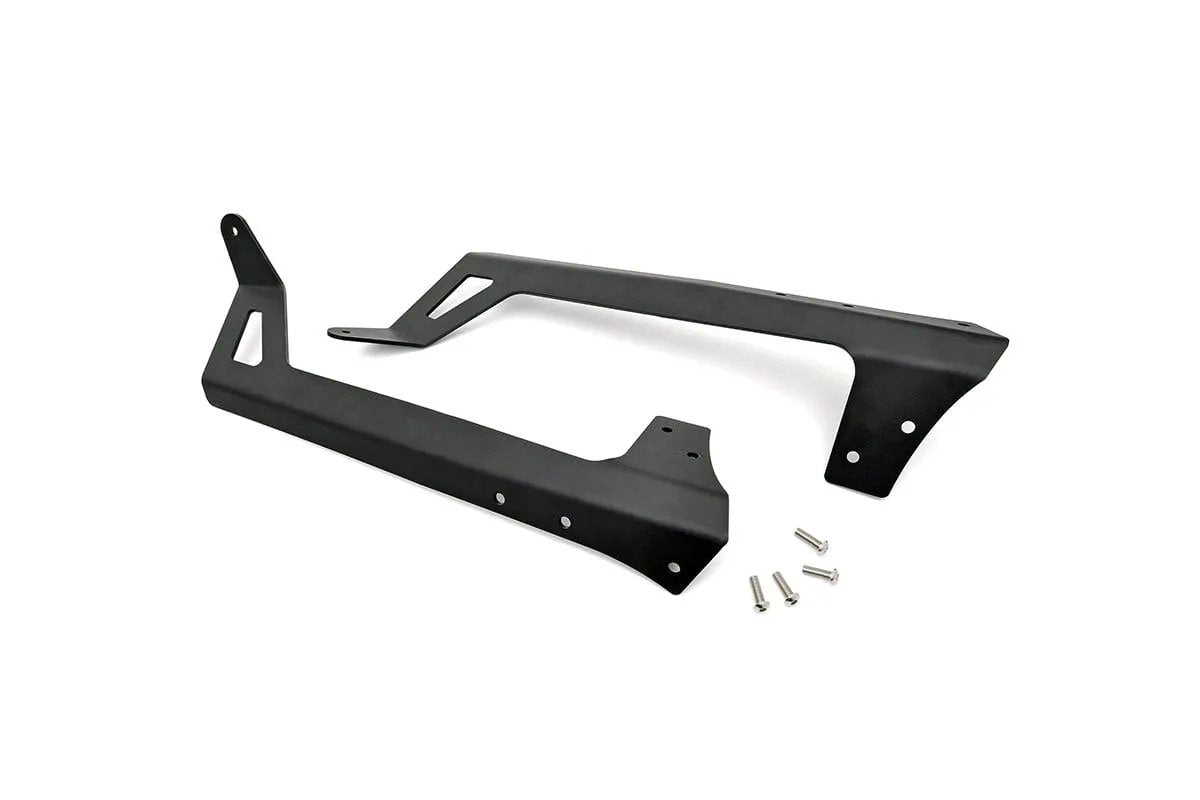 LED Light Mounts | Upper Windshield | 50" | Jeep Wrangler JK/Wrangler Unlimited (07-18) by Rough Country