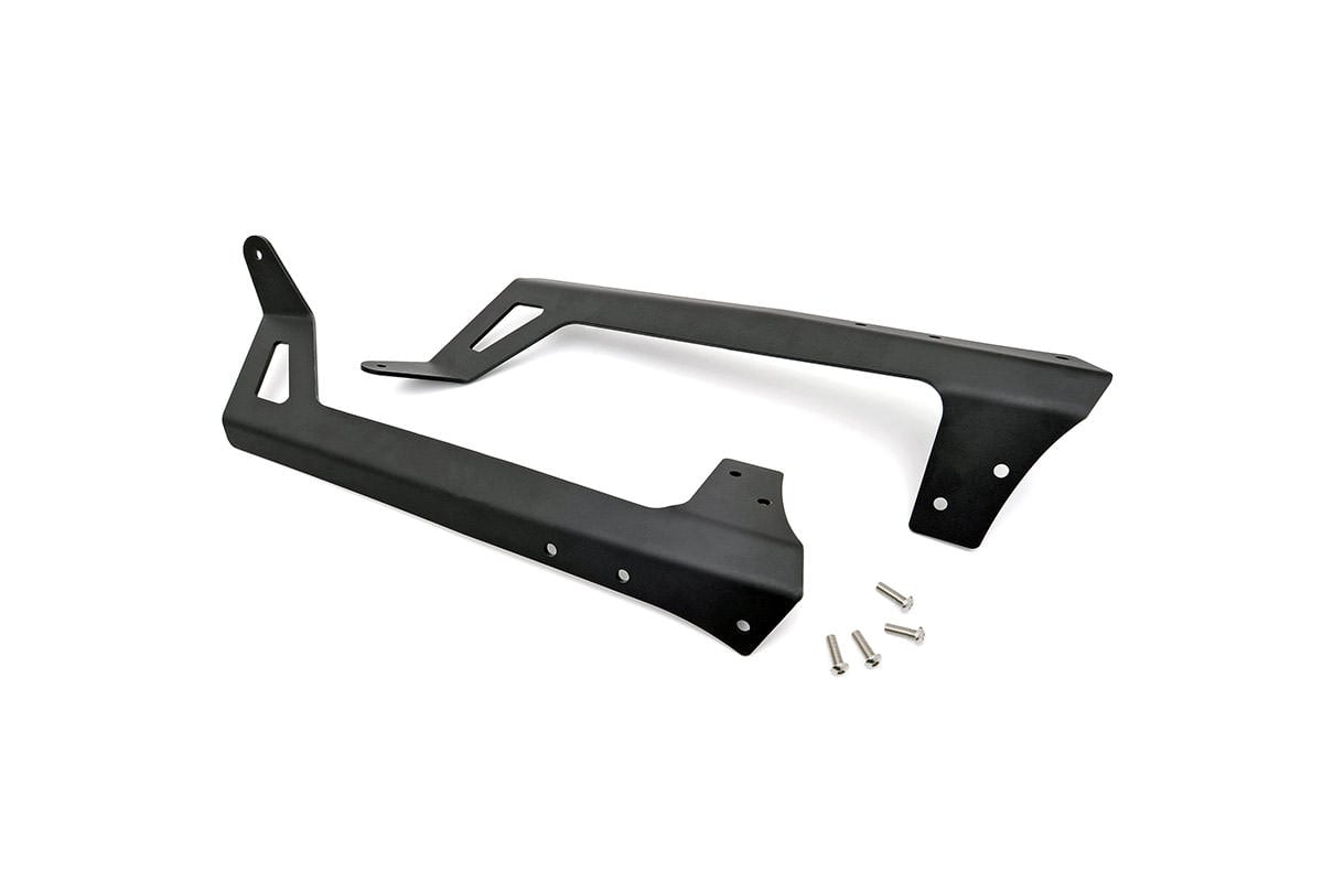 LED Light Mounts | Upper Windshield | 50" | Jeep Wrangler JK/Wrangler Unlimited (07-18) by Rough Country