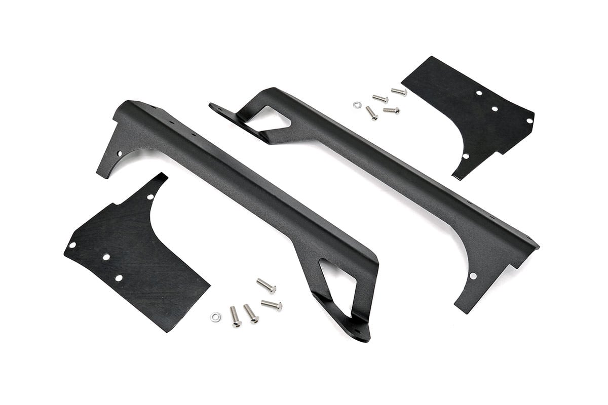 LED Light Mounts | Upper Windshield | 50" | Jeep Wrangler TJ (97-06)/Wrangler Unlimited (04-06) by Rough Country