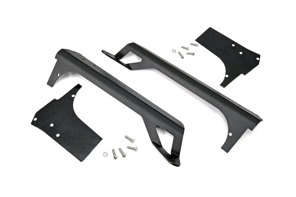 LED Light Mounts | Upper Windshield | 50" | Jeep Wrangler TJ (97-06)/Wrangler Unlimited (04-06) by Rough Country