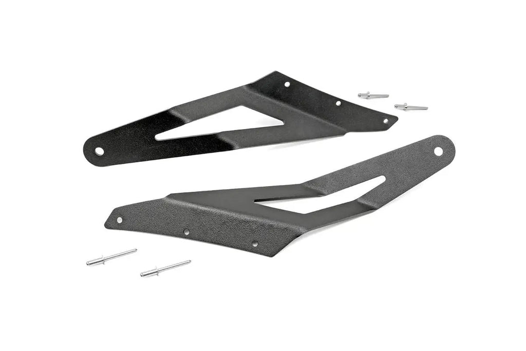 LED Light Mounts | Upper Windshield | 54" Curved | Ram 2500/3500 (03-10) by Rough Country