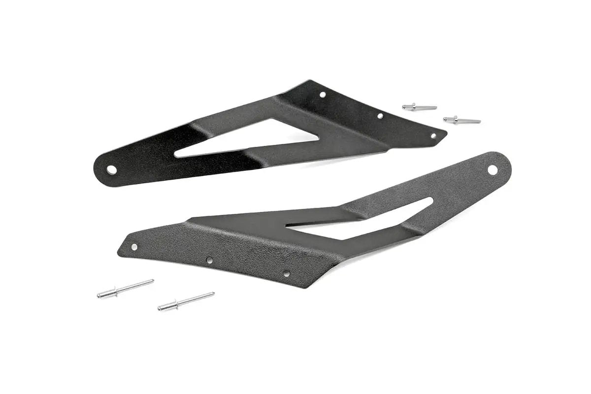 LED Light Mounts | Upper Windshield | 54" Curved | Ram 2500/3500 (03-10) by Rough Country