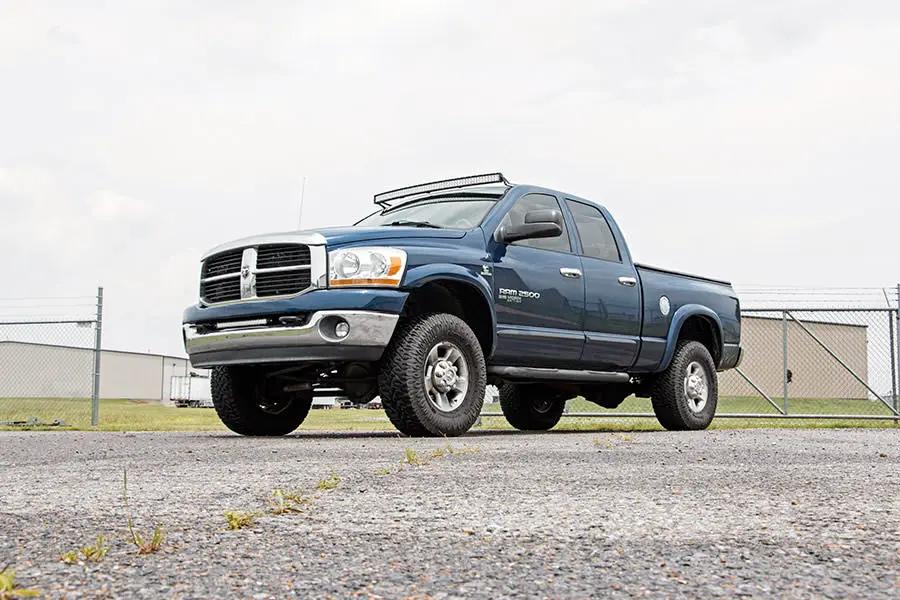 LED Light Mounts | Upper Windshield | 54" Curved | Ram 2500/3500 (03-10) by Rough Country