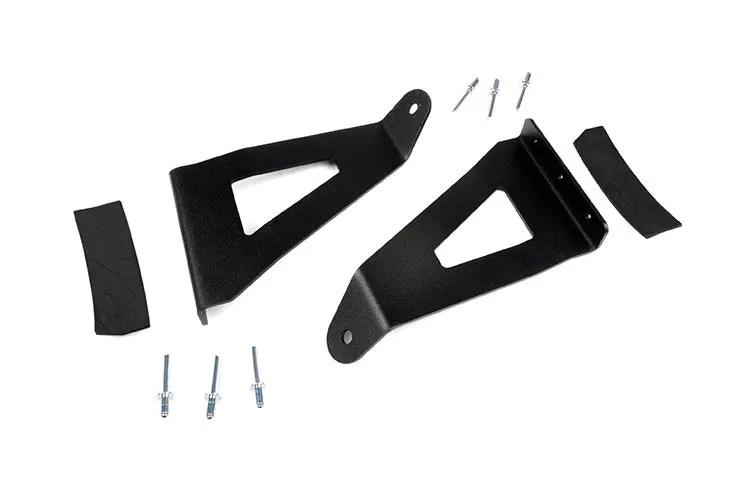 LED Light Mount | Upper Windshield | 54" Curved | Ford F-150 2WD/4WD (04-14) by Rough Country