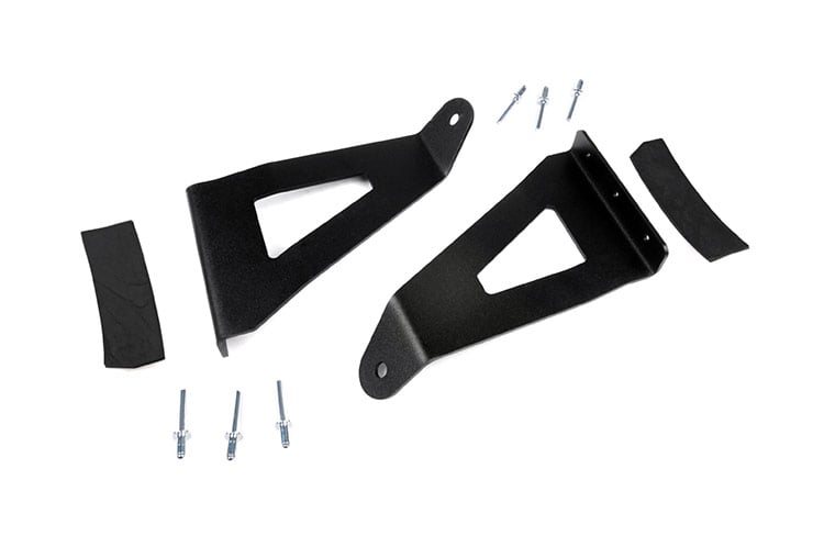 LED Light Mount | Upper Windshield | 54" Curved | Ford F-150 2WD/4WD (04-14) by Rough Country