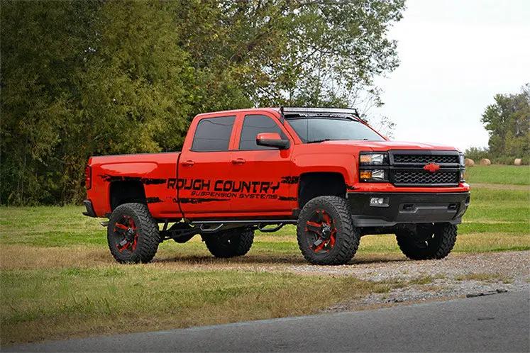 LED Light Mount | Upper Windshield | 54" Curved | Chevy/GMC 2500HD/3500HD (15-19) by Rough Country