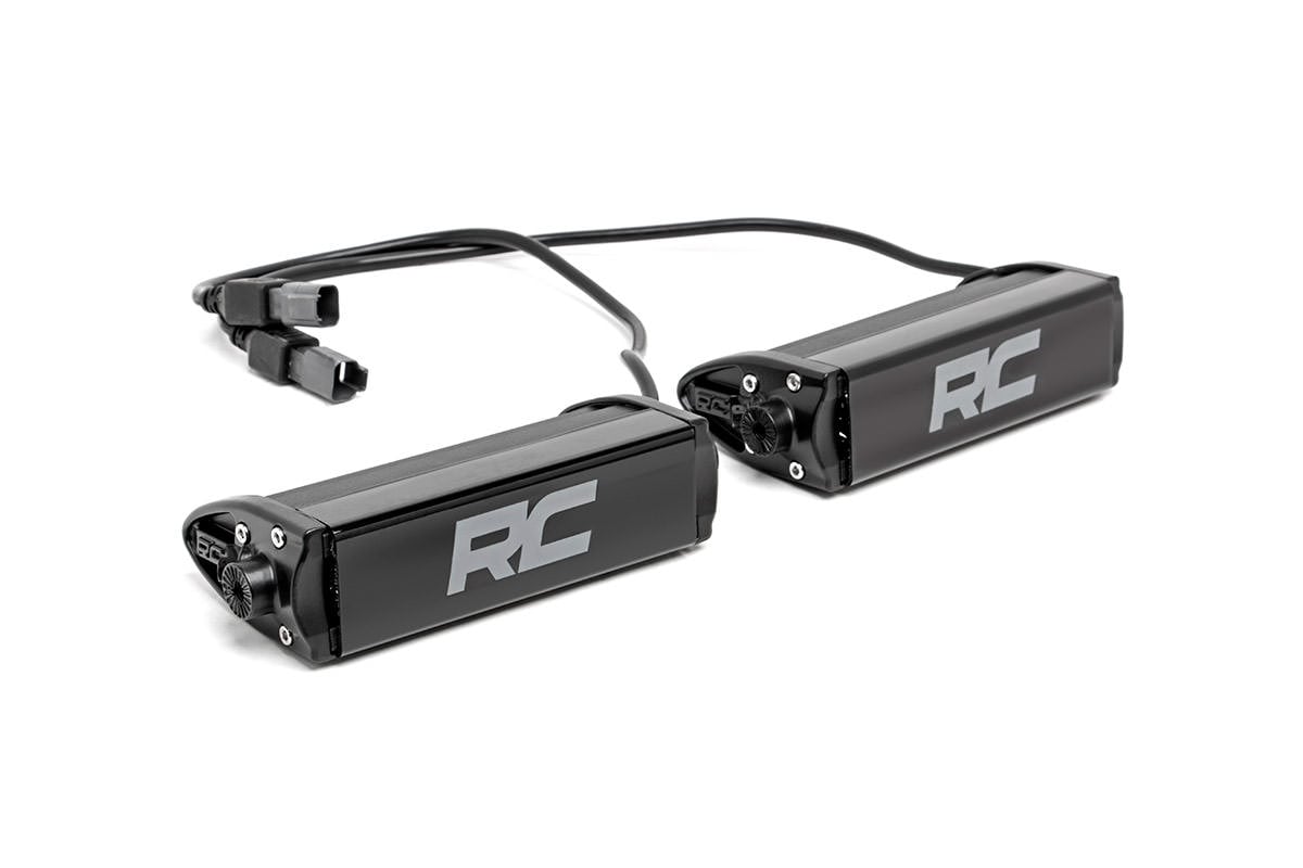 6 Inch Black Series LED Light Bar | Single Row | Pair by Rough Country