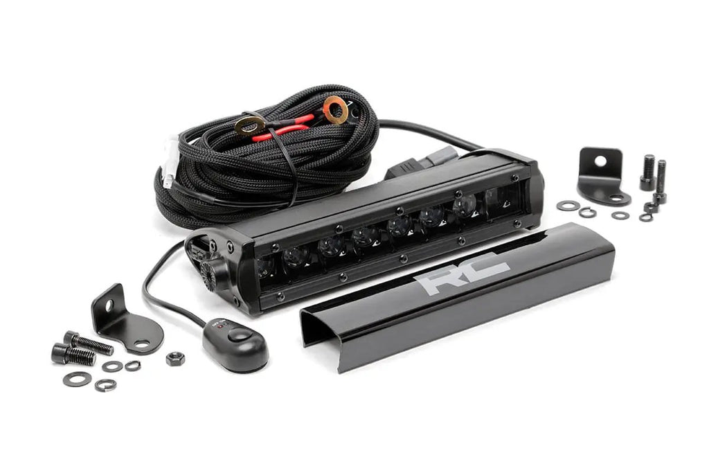8 Inch Black Series LED Light Bar | Single Row by Rough Country