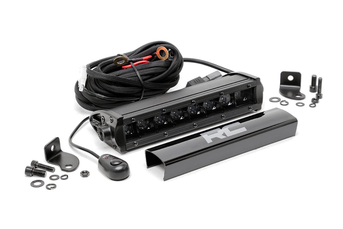 8 Inch Black Series LED Light Bar | Single Row by Rough Country