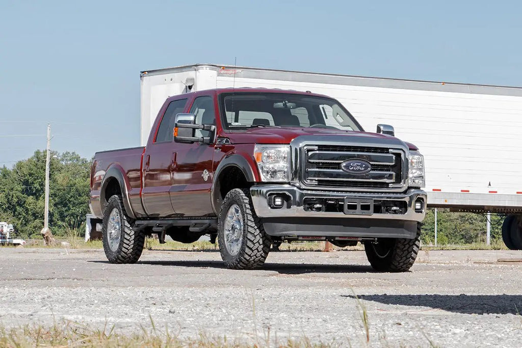 LED Light Kit | Fog Mount | 2" Black Pair | Ford F-250/F-350 Super Duty (11-16) by Rough Country