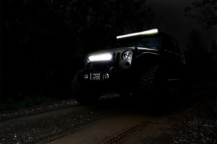 20 Inch Chrome Series LED Light Bar | Dual Row | Cool White DRL by Rough Country
