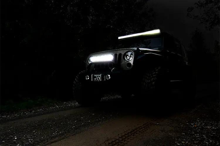 20 Inch Chrome Series LED Light Bar | Dual Row | Amber DRL by Rough Country