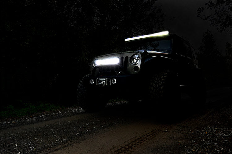 20 Inch Chrome Series LED Light Bar | Dual Row | Amber DRL by Rough Country