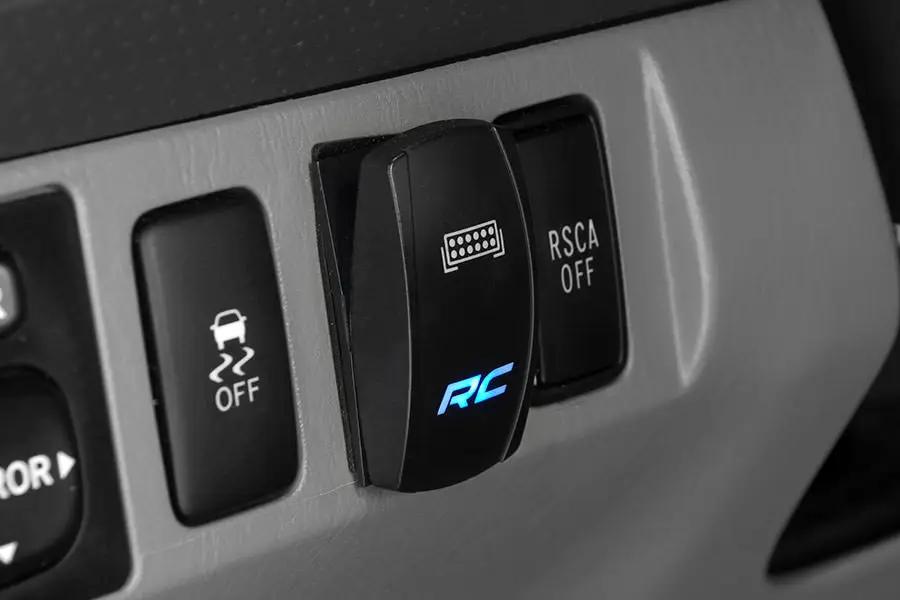 Rocker Switch | 2x1 with Logo | Blue Back Light by Rough Country