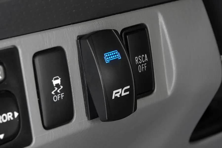 Rocker Switch | 2x1 with Logo | Blue Back Light by Rough Country