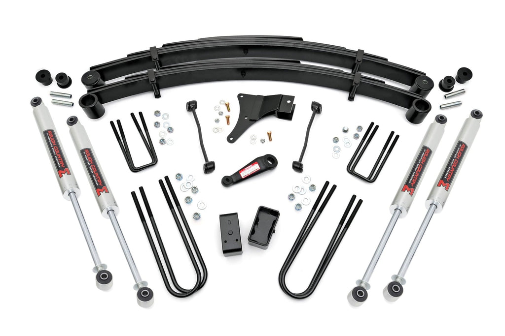 4 Inch Lift Kit | Rear Blocks | M1 | Ford F-250/F-350 Super Duty 4WD (1999) by Rough Country
