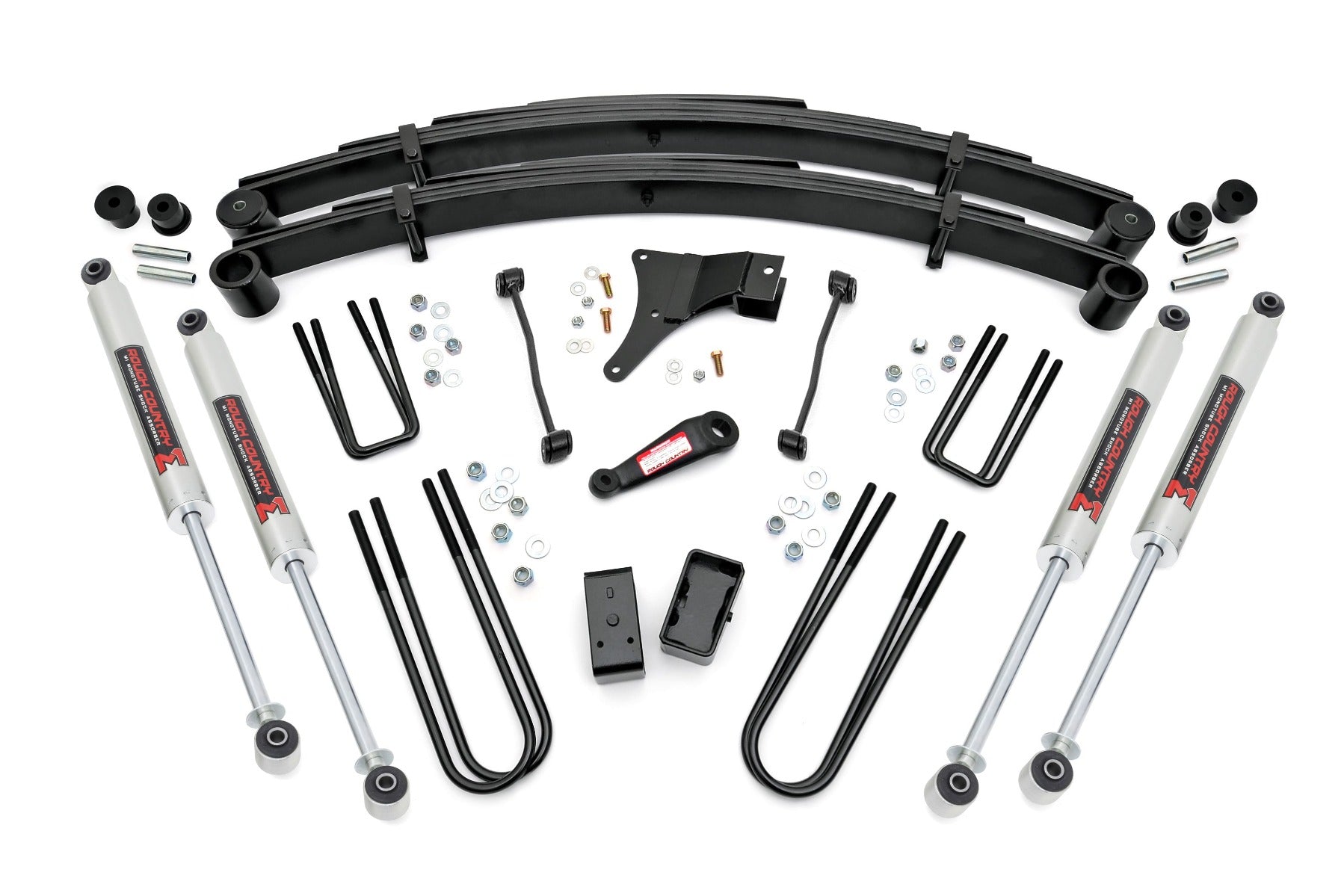4 Inch Lift Kit | Rear Blocks | M1 | Ford F-250/F-350 Super Duty 4WD (1999) by Rough Country