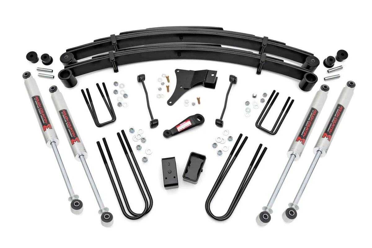 4 Inch Lift Kit | Rear Blocks | M1 | Ford F-250/F-350 Super Duty 4WD (1999) by Rough Country