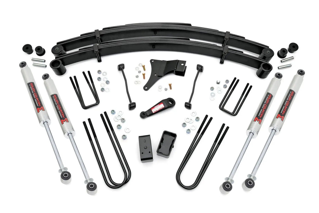 4 Inch Lift Kit | Rear Blocks | M1 | Ford F-250/F-350 Super Duty 4WD (1999) by Rough Country