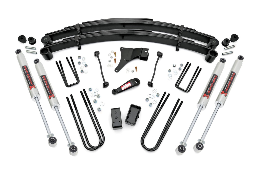 4 Inch Lift Kit | Rear Blocks | M1 | Ford F-250/F-350 Super Duty 4WD (1999) by Rough Country
