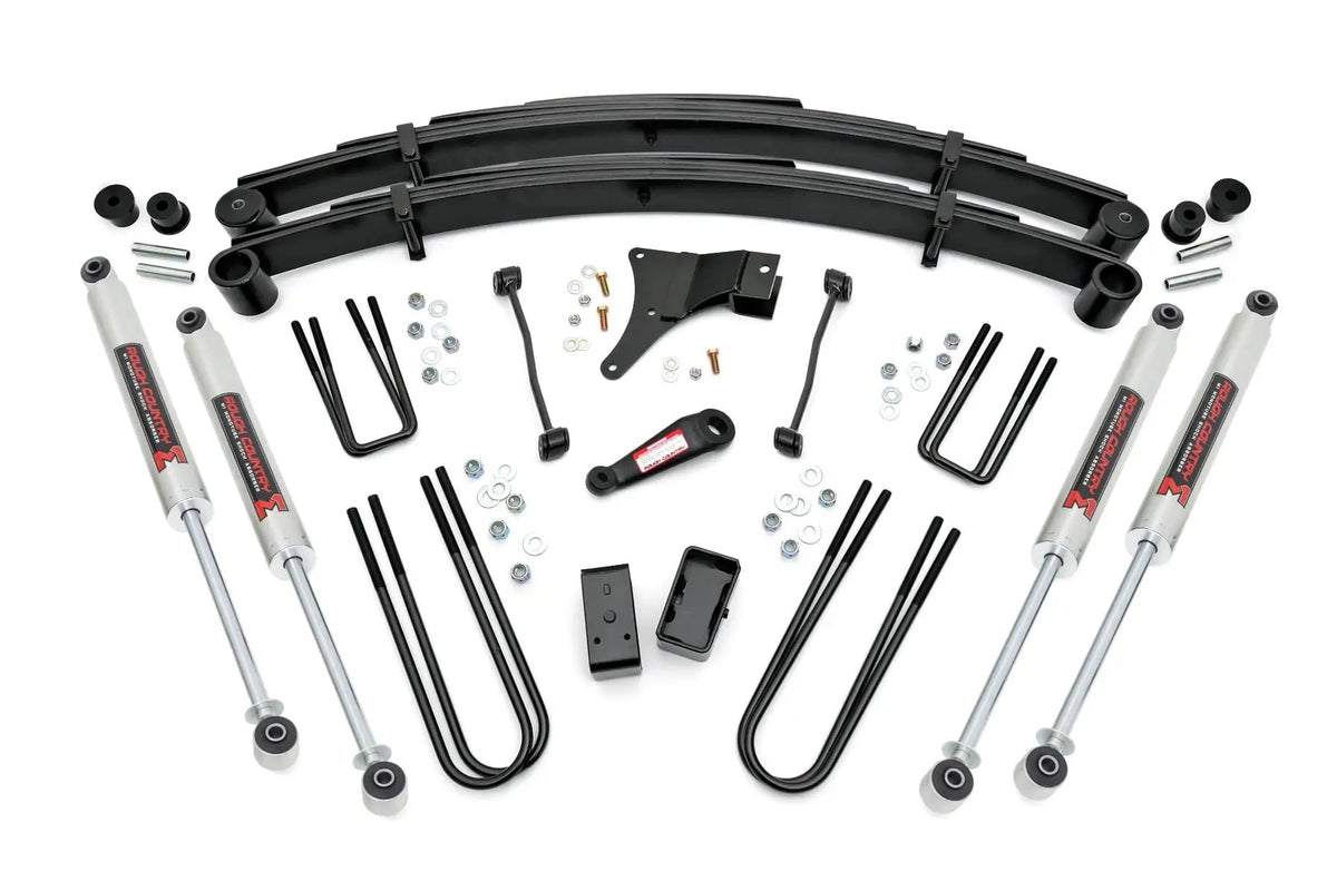 4 Inch Lift Kit | Rear Blocks | M1 | Ford F-250/F-350 Super Duty 4WD (1999) by Rough Country