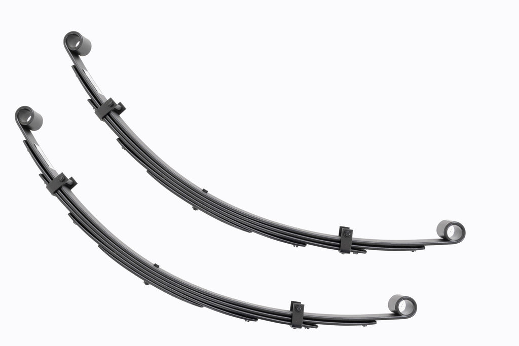 Front Leaf Springs | 4" Lift | Pair | Toyota Land Cruiser FJ40 4WD (64-80) by Rough Country