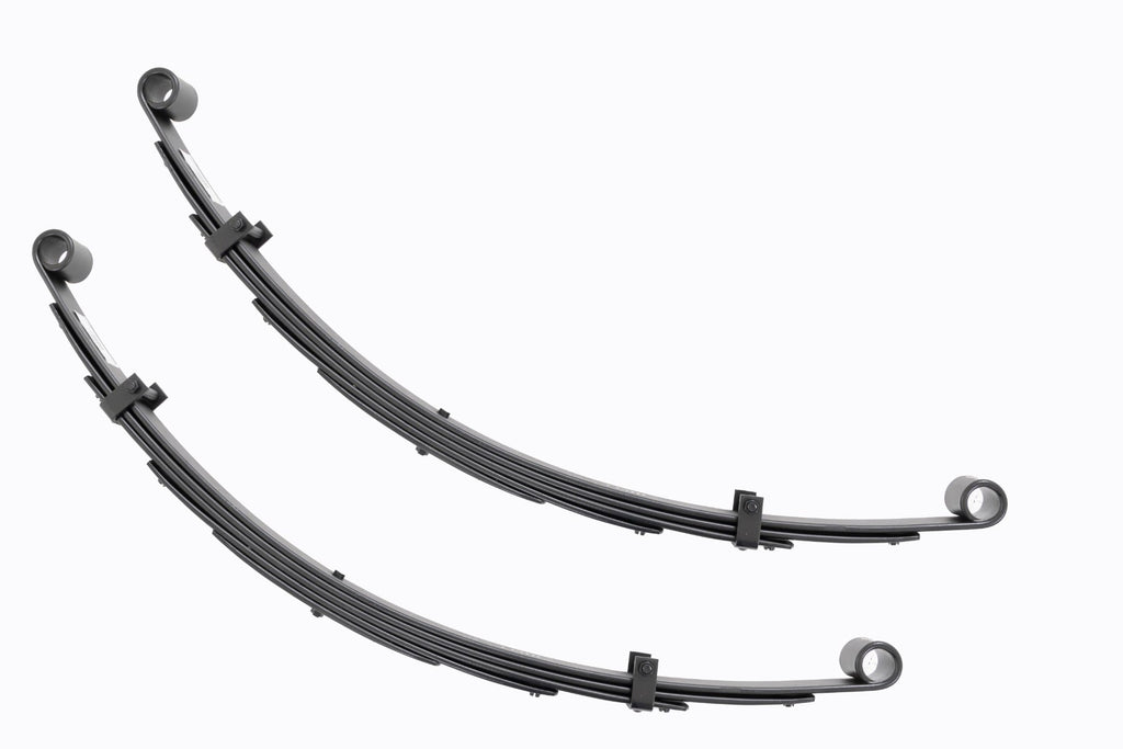 Front Leaf Springs | 4" Lift | Pair | Toyota Land Cruiser FJ40 4WD (64-80) by Rough Country