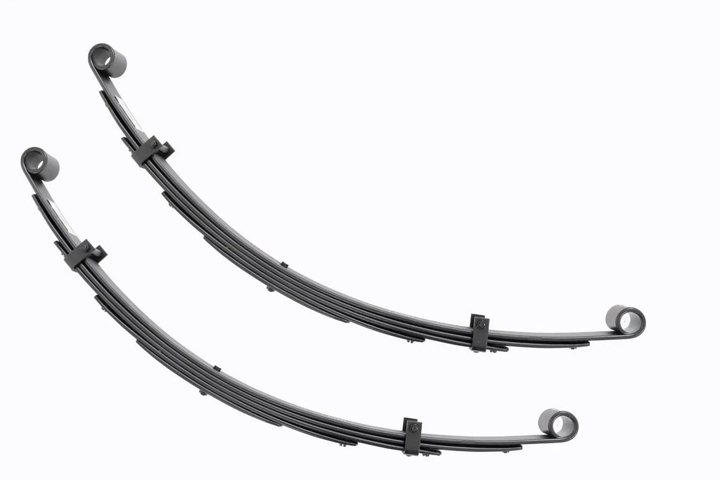 Front Leaf Springs | 4" Lift | Pair | Toyota Land Cruiser FJ40 4WD (64-80) by Rough Country