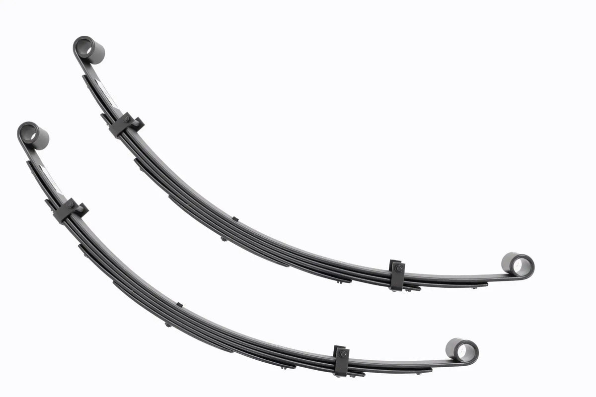 Front Leaf Springs | 4" Lift | Pair | Toyota Land Cruiser FJ40 4WD (64-80) by Rough Country