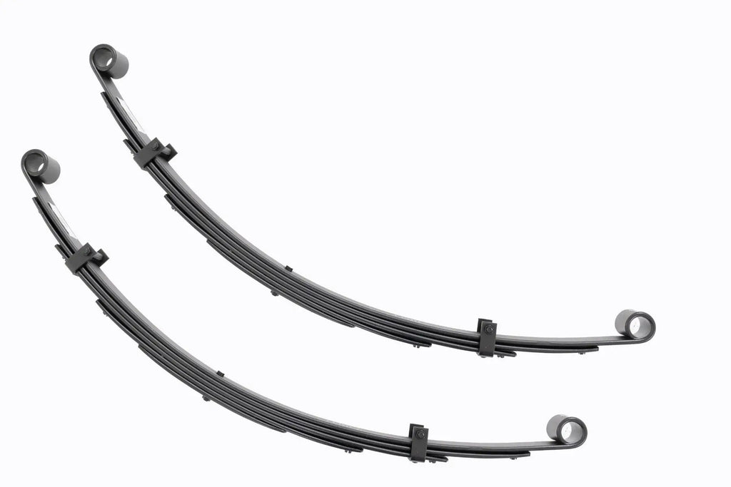 Front Leaf Springs | 4" Lift | Pair | Toyota Land Cruiser FJ40 4WD (64-80) by Rough Country