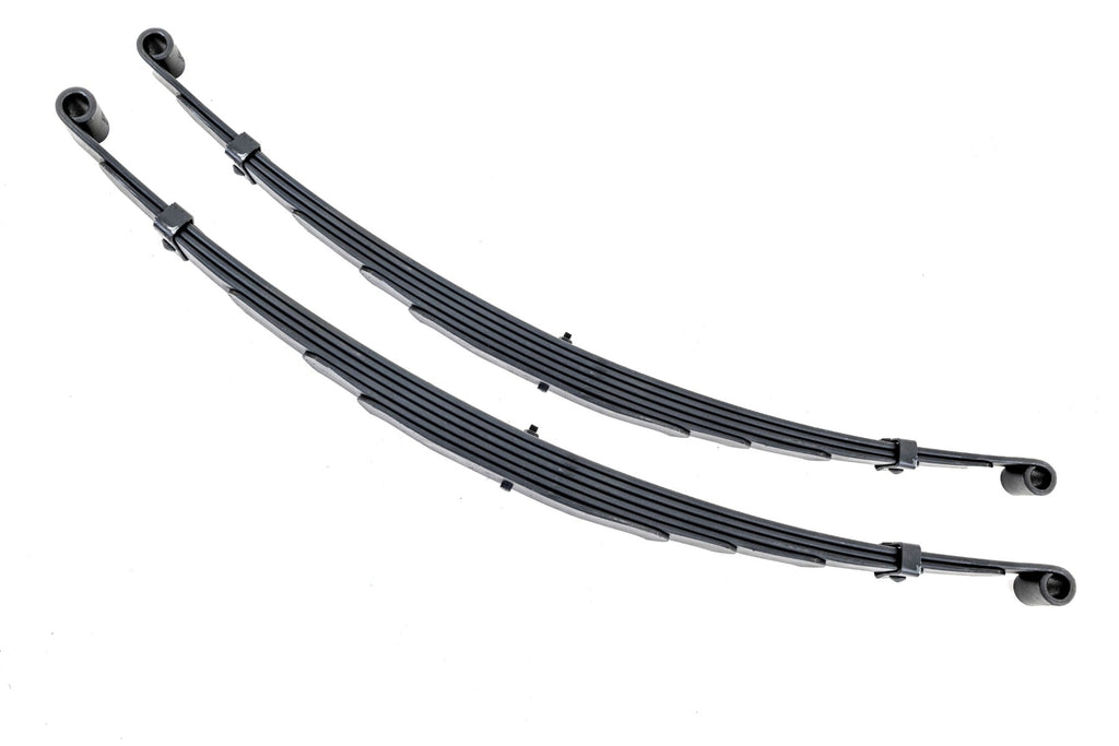 Front Leaf Springs | 4" Lift | Pair | Dodge/Plymouth Trailduster (74-81)/W100 Truck (70-89) by Rough Country