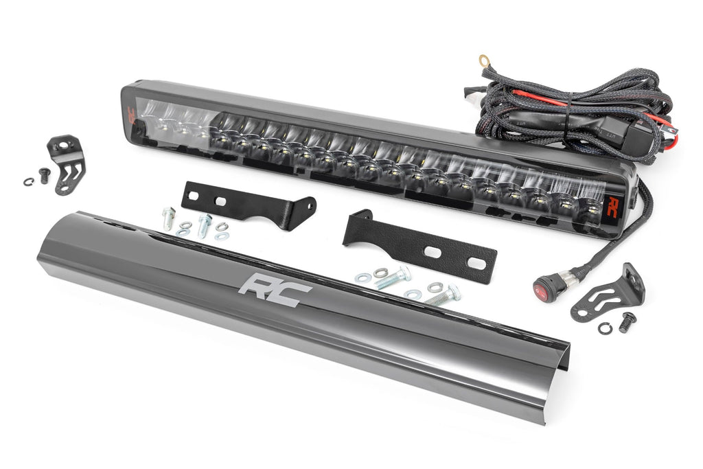 LED Light Kit | Bumper Mount | 20" Spectrum Dual Row | Jeep Grand Cherokee WK2 (11-20) by Rough Country