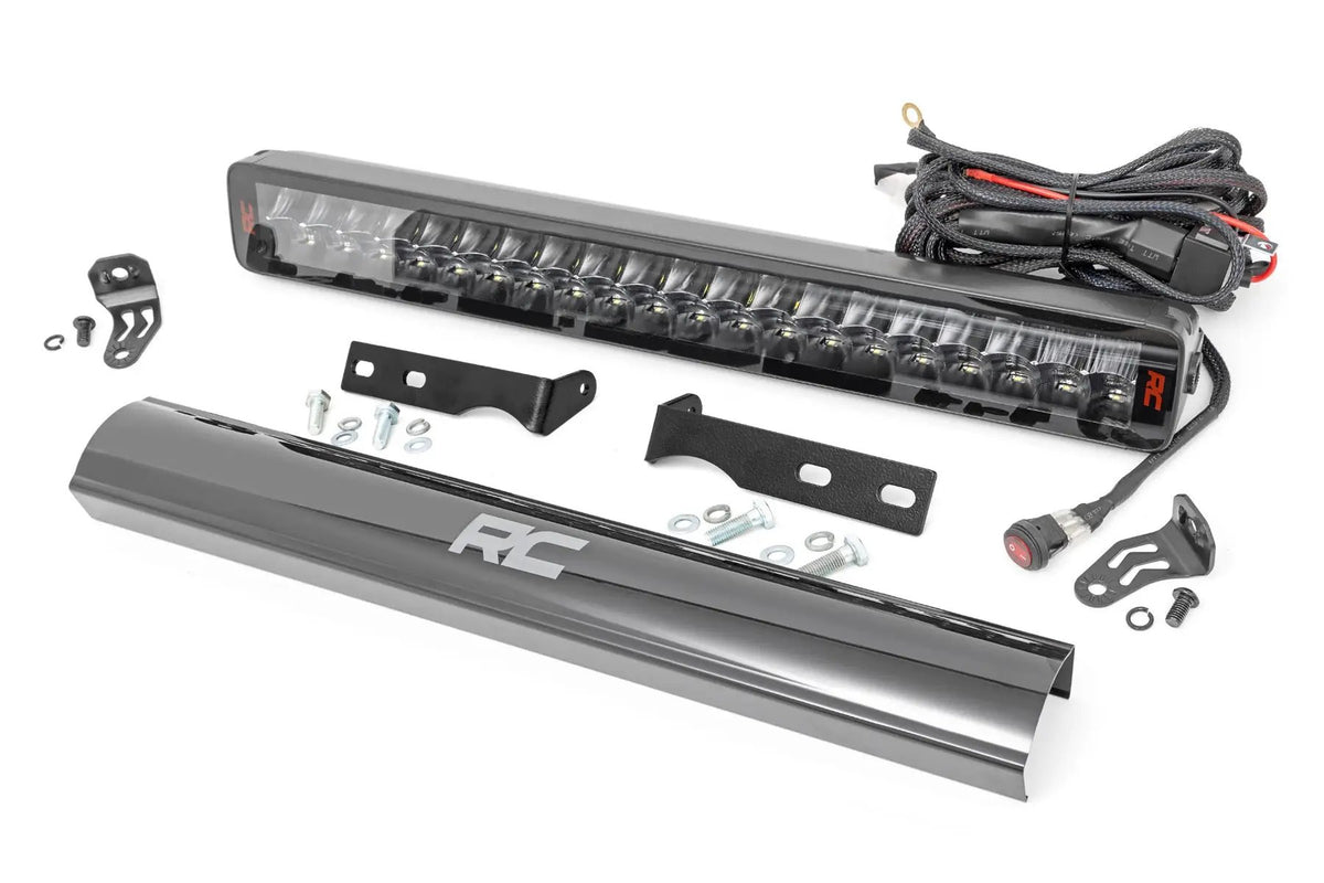LED Light Kit | Bumper Mount | 20" Spectrum Dual Row | Jeep Grand Cherokee WK2 (11-20) by Rough Country