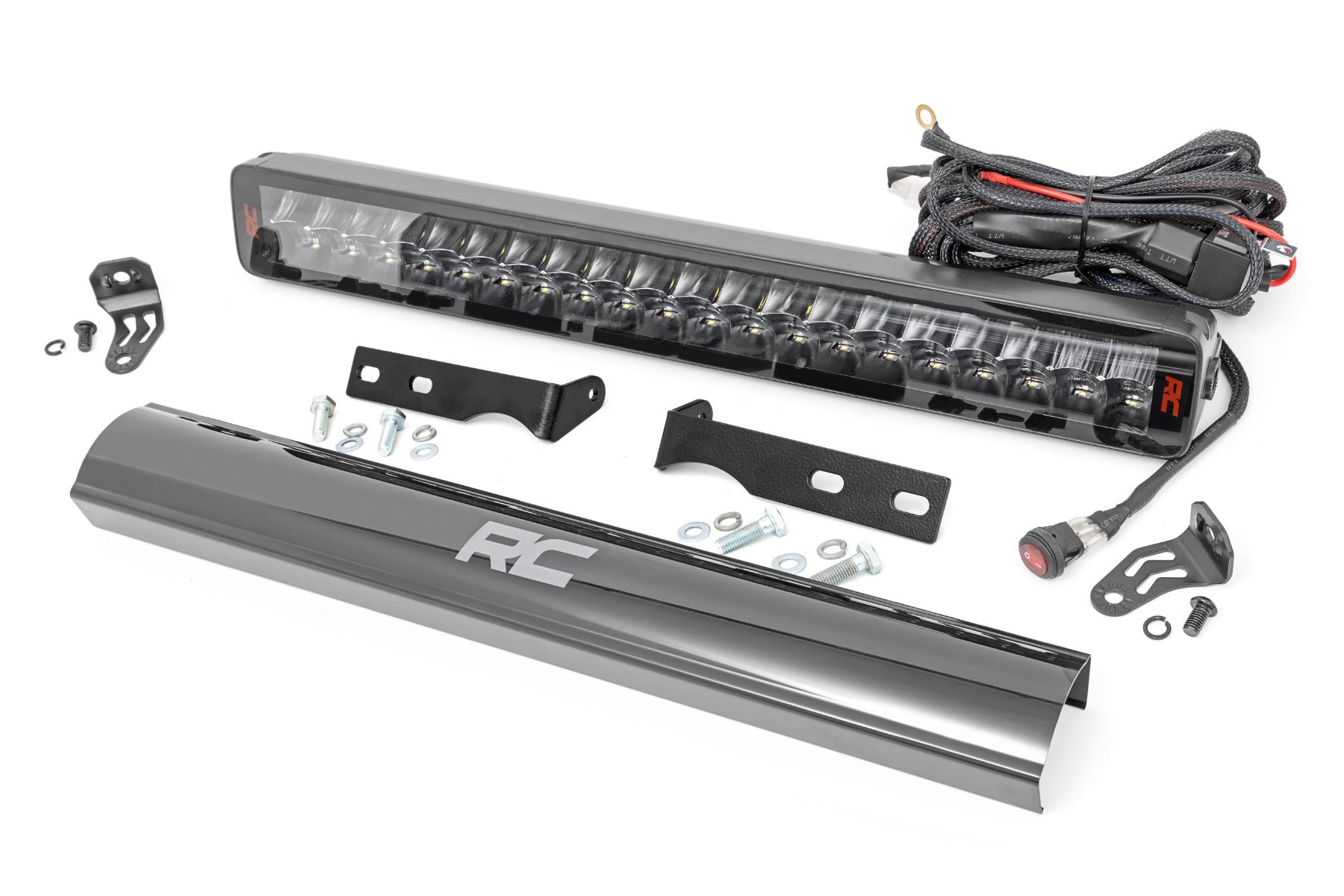 LED Light Kit | Bumper Mount | 20" Spectrum Dual Row | Jeep Grand Cherokee WK2 (11-20) by Rough Country