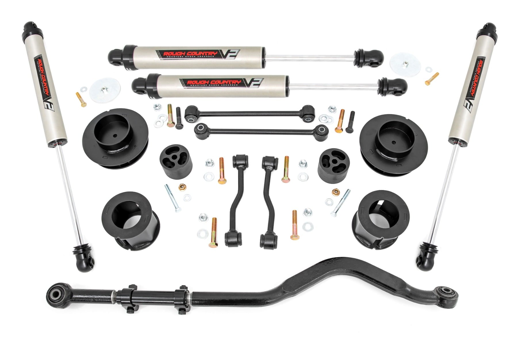 3.5 Inch Lift Kit | Spacers | V2 | Jeep Gladiator JT 4WD (2020-2023) by Rough Country