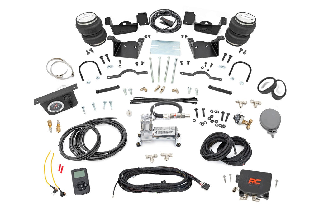 Air Spring Kit w/compressor | Wireless Controller | Chevy/GMC 2500HD/3500HD (20-26) by Rough Country