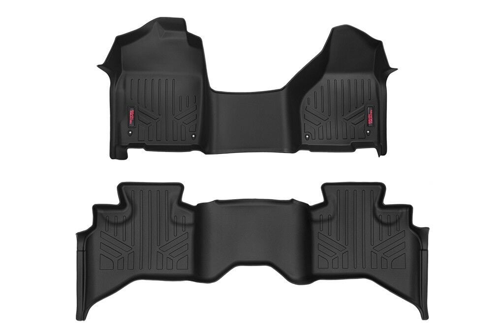 Floor Mats | One Piece FR & RR |Quad Cab | Ram 1500 2WD/4WD (2012-2018 & Classic) by Rough Country