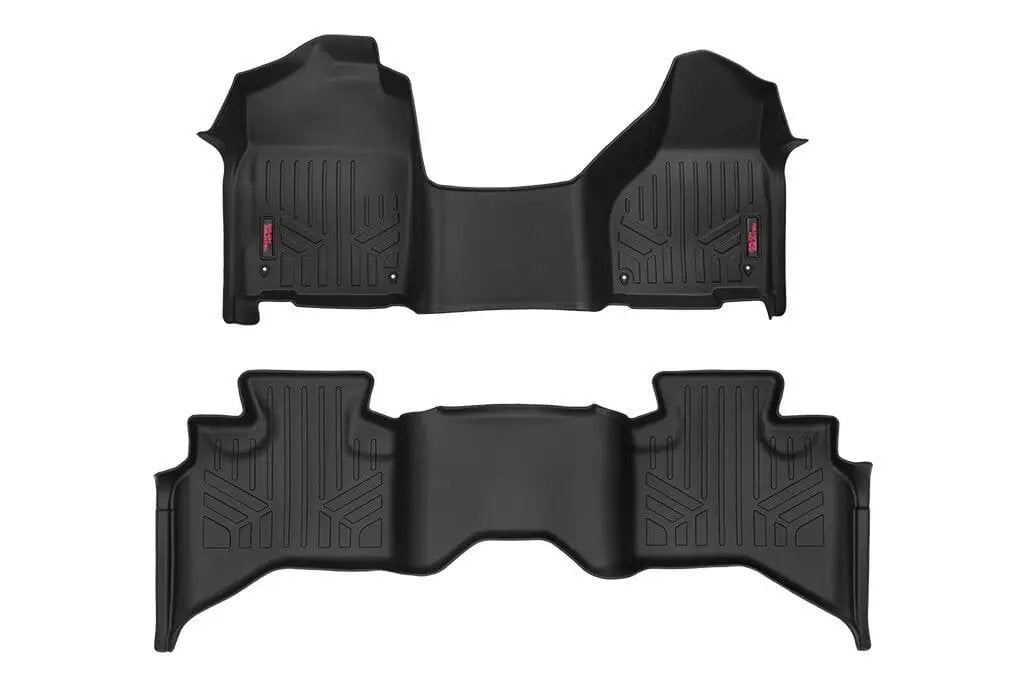 Floor Mats | One Piece FR & RR |Quad Cab | Ram 1500 2WD/4WD (2012-2018 & Classic) by Rough Country
