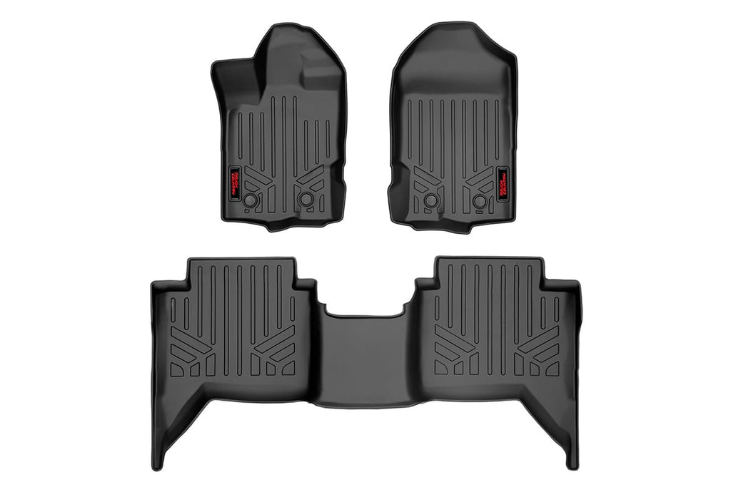 Floor Mats | FR & RR | Ford Ranger 2WD/4WD (2019-2023) by Rough Country