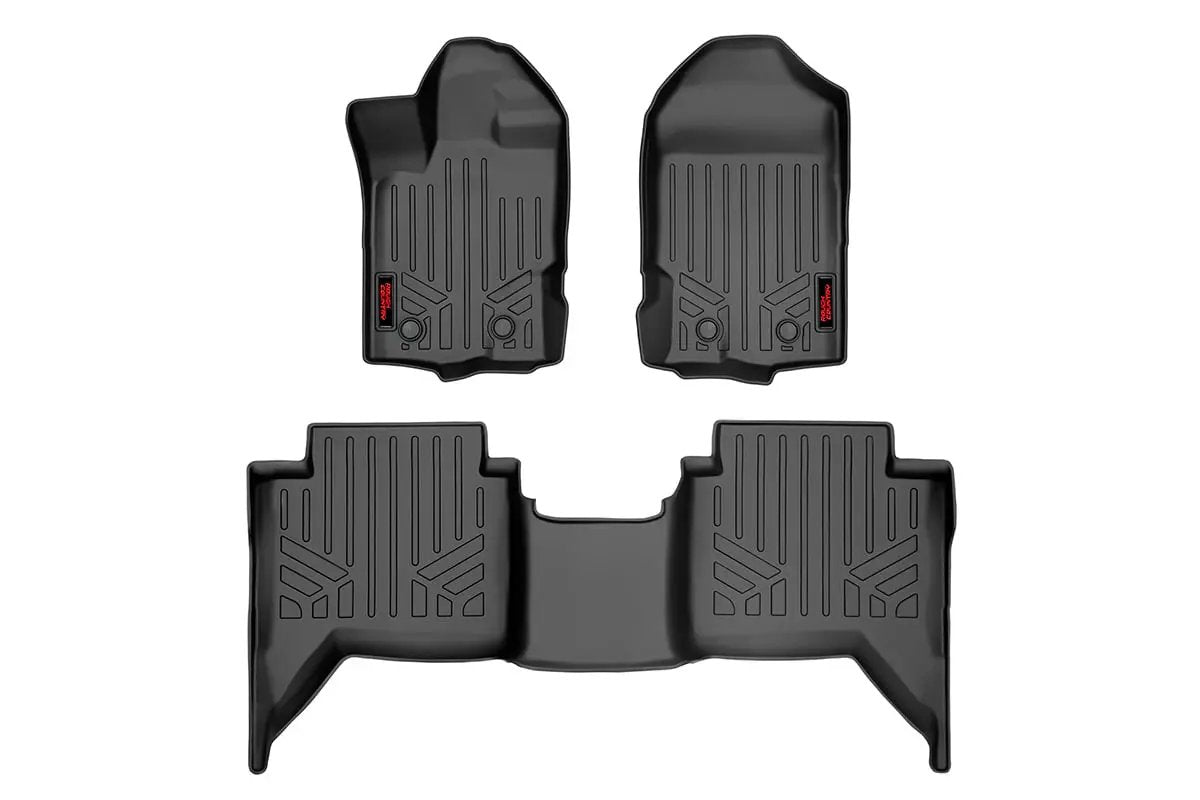 Floor Mats | FR & RR | Ford Ranger 2WD/4WD (2019-2023) by Rough Country