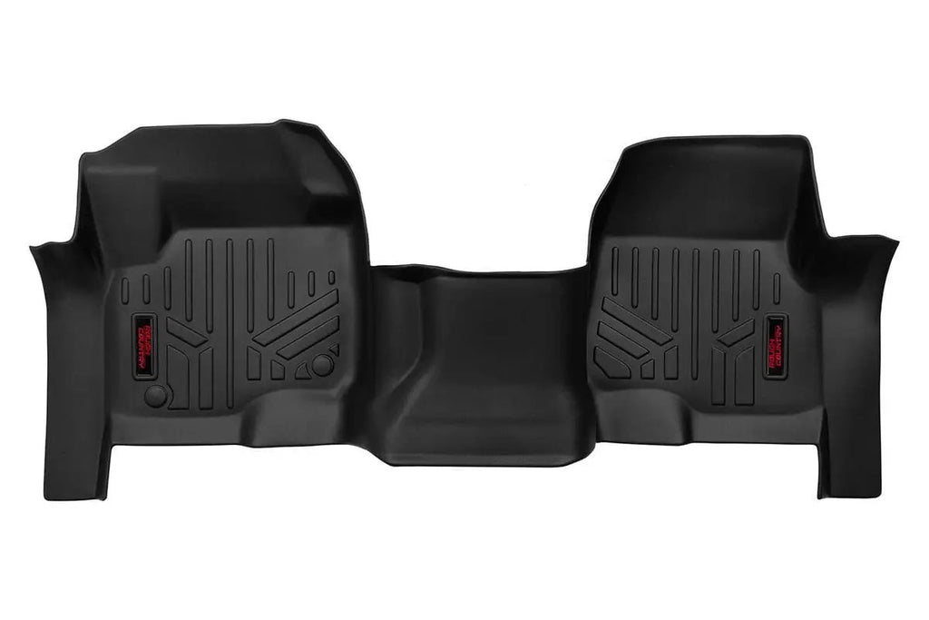 Floor Mats | Front | Over Hump | Ford F-250/F-350 Super Duty 2WD/4WD (17-26) by Rough Country