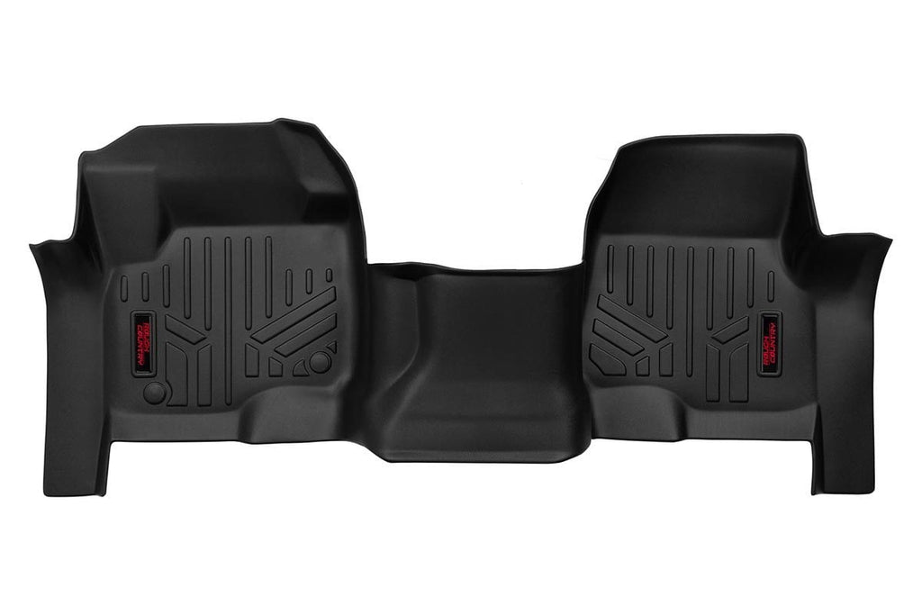 Floor Mats | Front | Over Hump | Ford F-250/F-350 Super Duty 2WD/4WD (17-26) by Rough Country