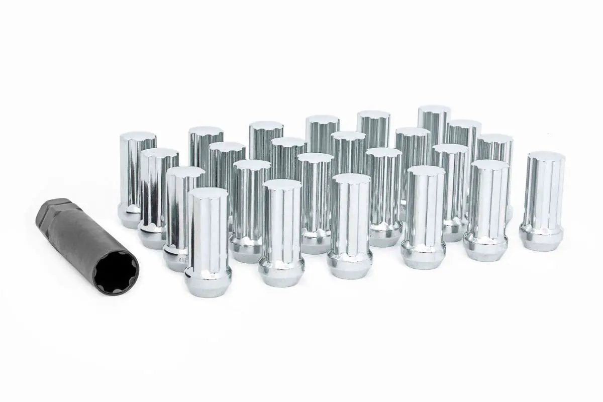 M14 x 2.0 Lug Nut Set of 32 | Chrome by Rough Country